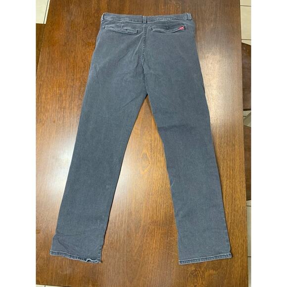 Levis 314 Shaping Straight Jeans Women 32 Grunge Academia Twee Preppy Fall Slit - Picture 3 of 10